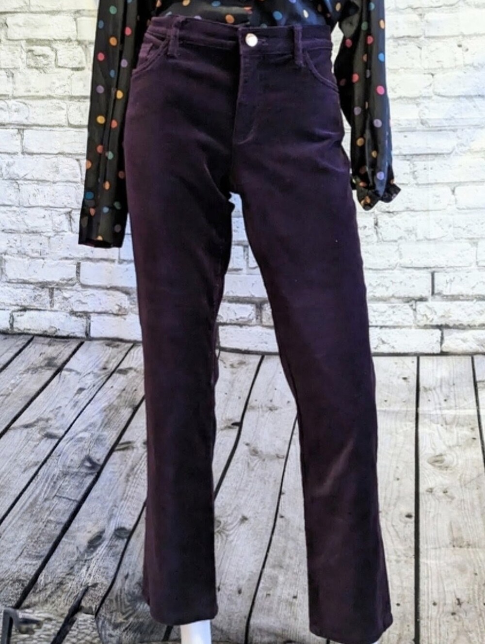 Lauren Ralph Lauren Purple Velvet Pants(31x31)